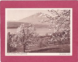 Luzern und Pilatus Frühlingsstimmung