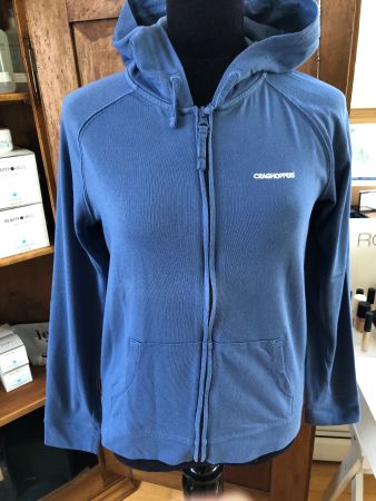 Kapuzenjacke Craghoppers blau mit Reissverschluss gebraucht