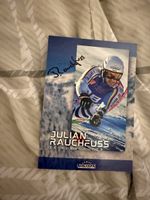 Autogrammkarte Julian Rauchfuss Skirennläufer mit Unterschri