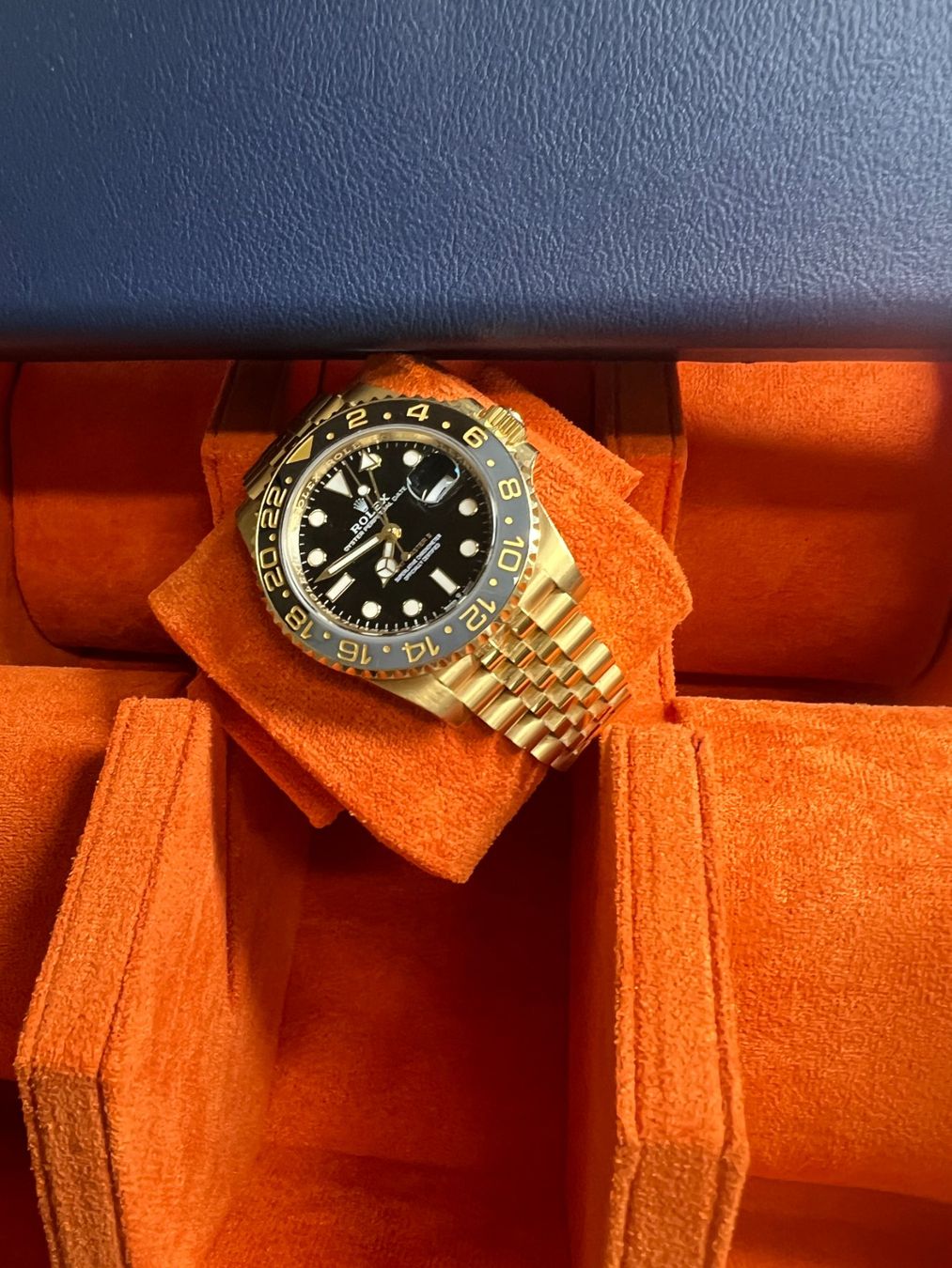 Rolex Orologi: Rolex GMT-Master II Gold Full Set 2023 – Nuovo (secondo la descrizione) da Suhr venduto da thomann1998 5