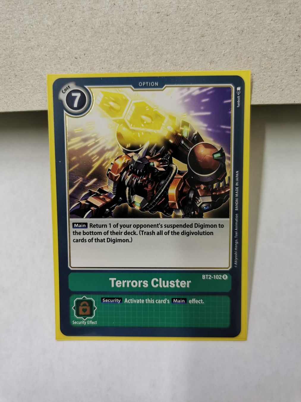 Carte collezionabili: Digimon Karte Terrors Cluster BT2-102 2021 – Nuovo (secondo la descrizione) da Sisseln AG venduto da schenk-figuren