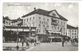 Gruss aus Rapperswil (SG) Hôtel du Lac - belebt - um 1905