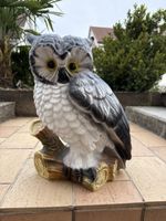 Grosse Garten Eule aus Kunstharz, Gartendekoration🦉 NEU