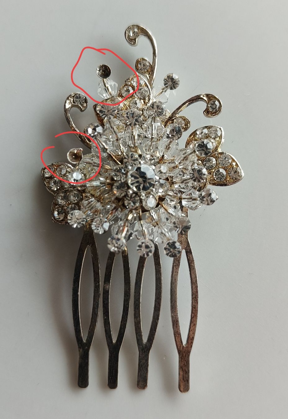 Swarovski Accessori per capelli: Haarspange Festlich mit Strass, Hochzeit, – Usato da Grüt (Gossau ZH) venduto da ser_9hwj 2