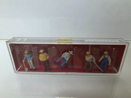 Preiser Figuren Gleisbauarbeiter Spur H0 10031 neu