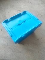 Praktische, blaue Aufbewahrungsbox mit Deckel, Set à 9 Stk.