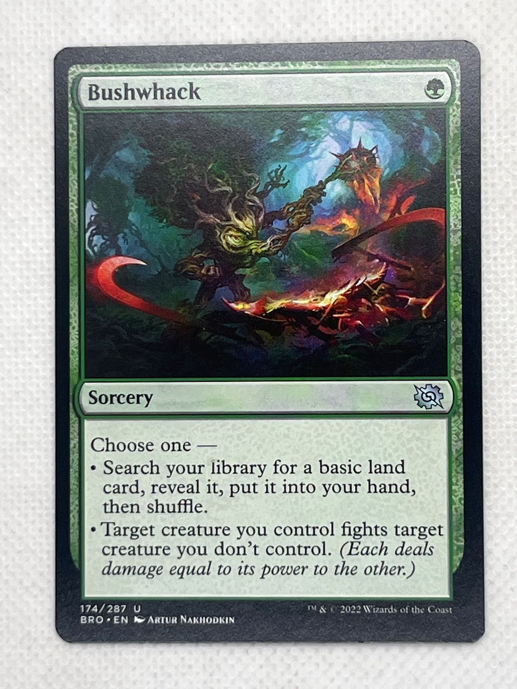Magic The Gathering Sammelbilder & Trading cards: MTG Bushwhack BRO 174 Englisch Uncommon – Gebraucht aus Hinterkappelen von Kim1992