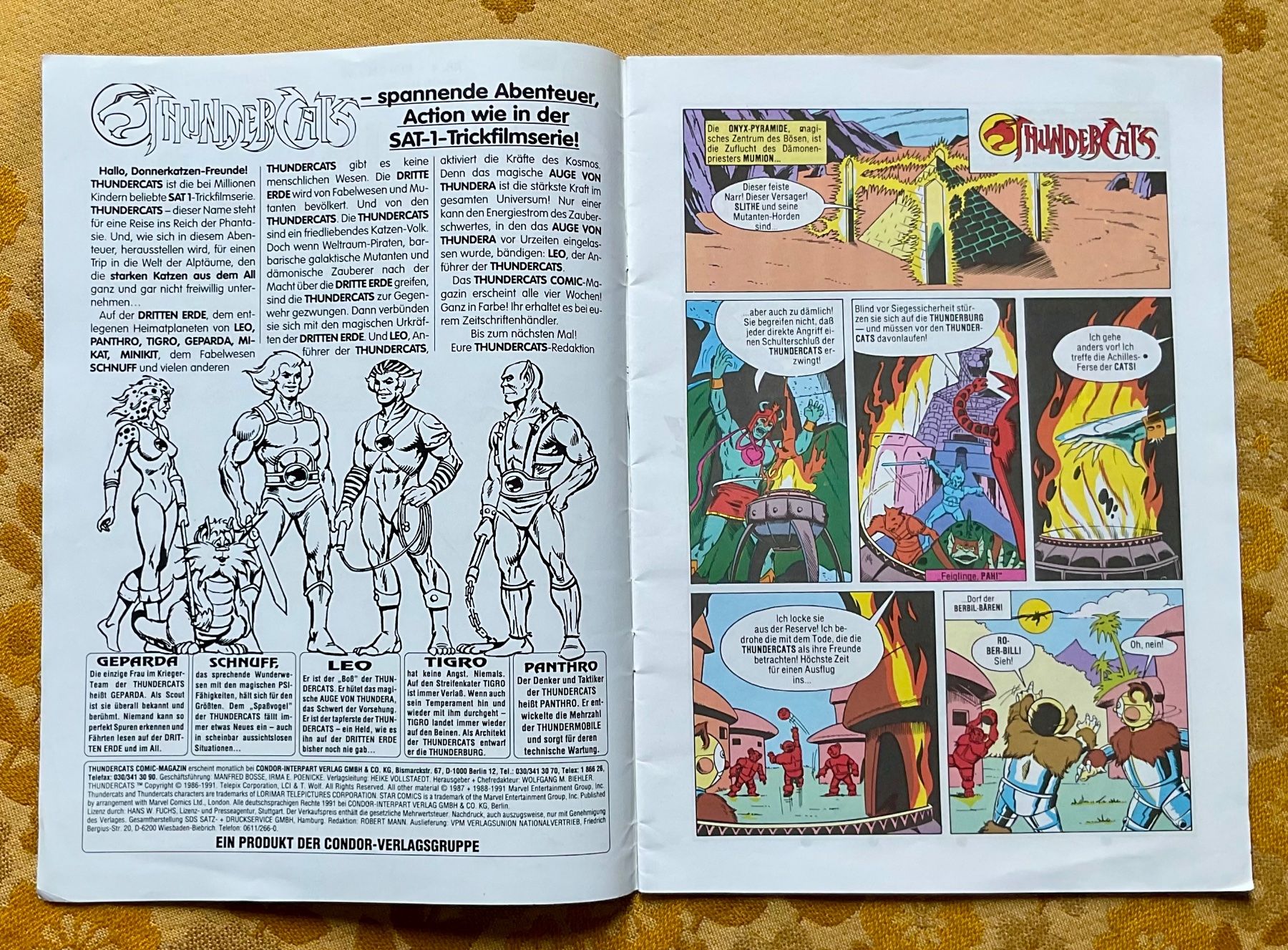 Fumetti: Thundercats Comic - Magazin Nr 4 von 1991 – Usato da Endingen venduto da nathan05 1