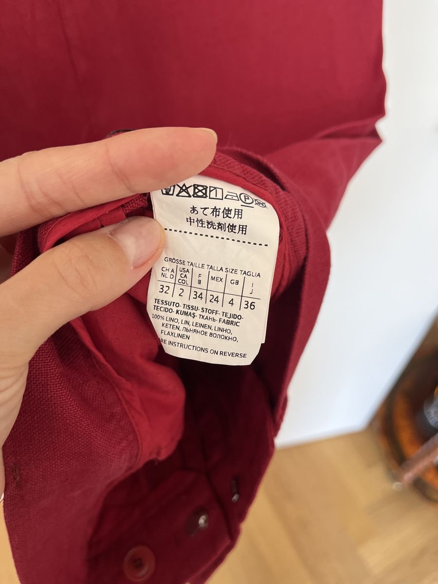 Max Mara Pantaloni: Leinenhose Bordeaux Max Mara 36 – Nuovo (secondo la descrizione) da Herrliberg venduto da spunggi 2