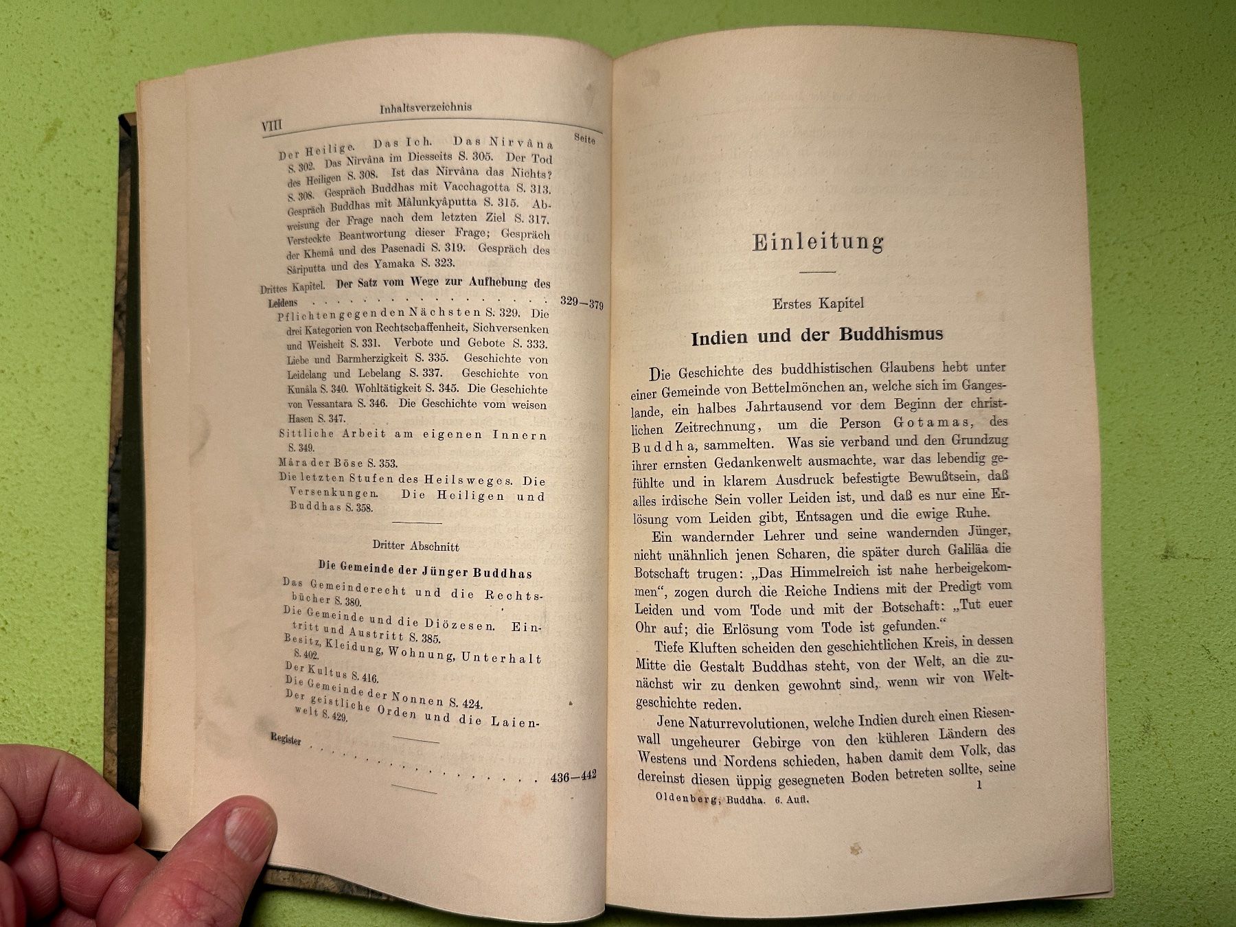 Libri: Hermann Oldenberg: Buddha. Sein Leben, seine Lehre – Usato da Zürich venduto da allp 4