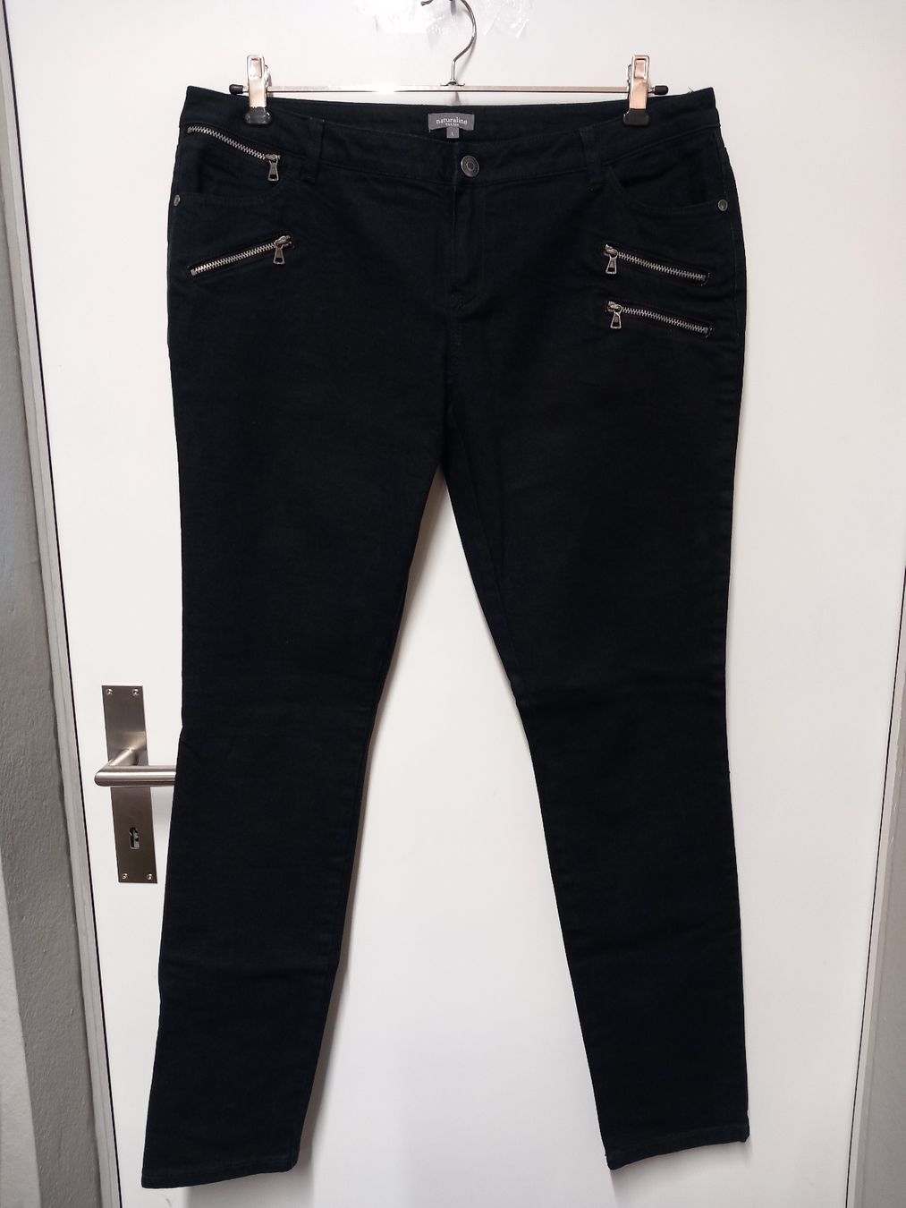 Naturaline Jeans: Naturaline Jeans Gr.L, Bio-Baumwolle, schwarz – Gebraucht aus Gwatt (Thun) von umwelt-brocki