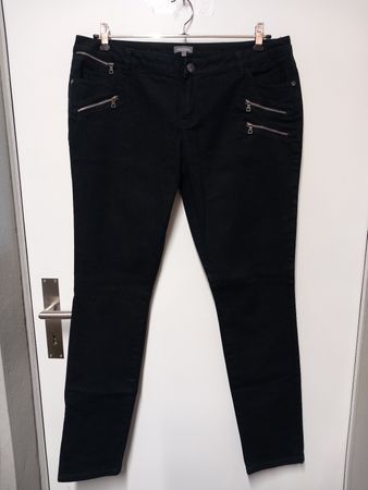 Naturaline Jeans Gr.L, Bio-Baumwolle, schwarz
