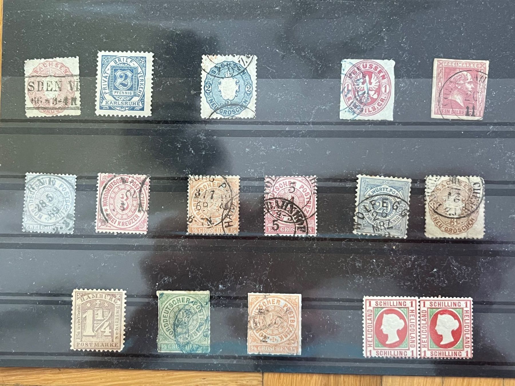 Alle Briefmarken: Deutsche Briefmarken, ururalt, Deutscher Postbezirk, etc. – Gebraucht aus Romanshorn von luxcollect