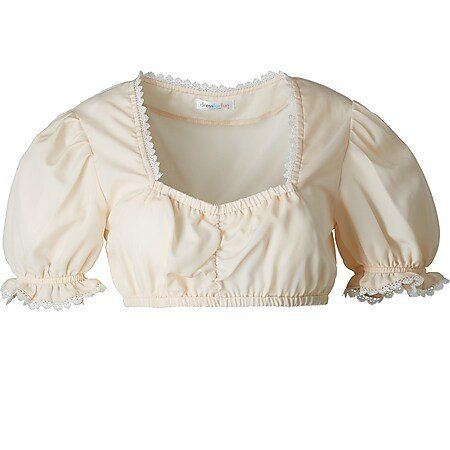 Dirndl-Bluse beige Gr. S (neu) statt 29.90