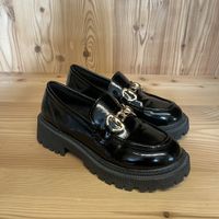 Elegante Loafer in Lackoptik - Gr. 38