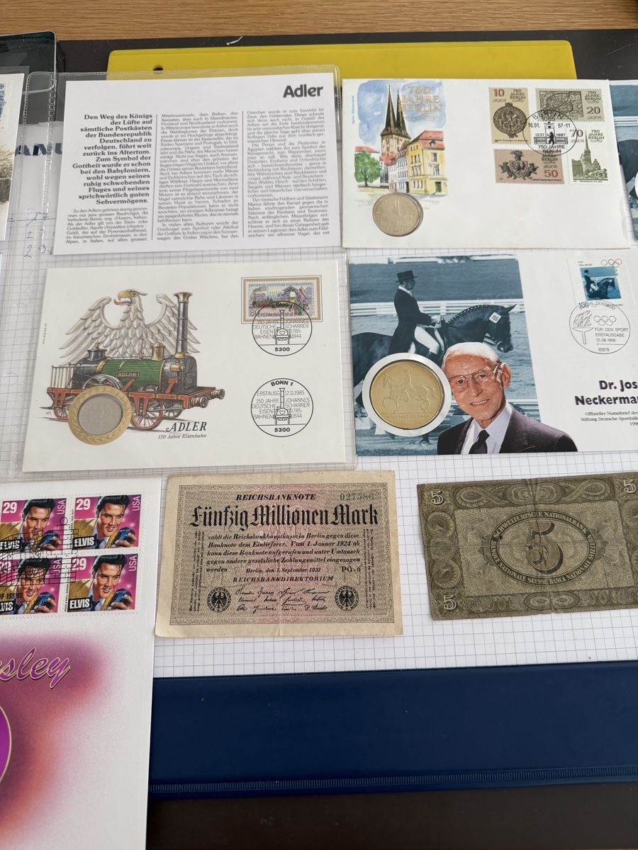 Toutes les monnaies: Diverse. Numisbriefe – D'occasion à Murgenthal par Tina_4055 2