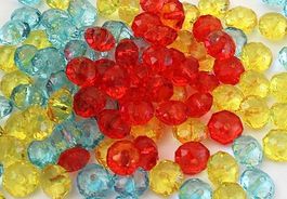 Facettenperle Rondelle 10 x 6mm (20Stk.)