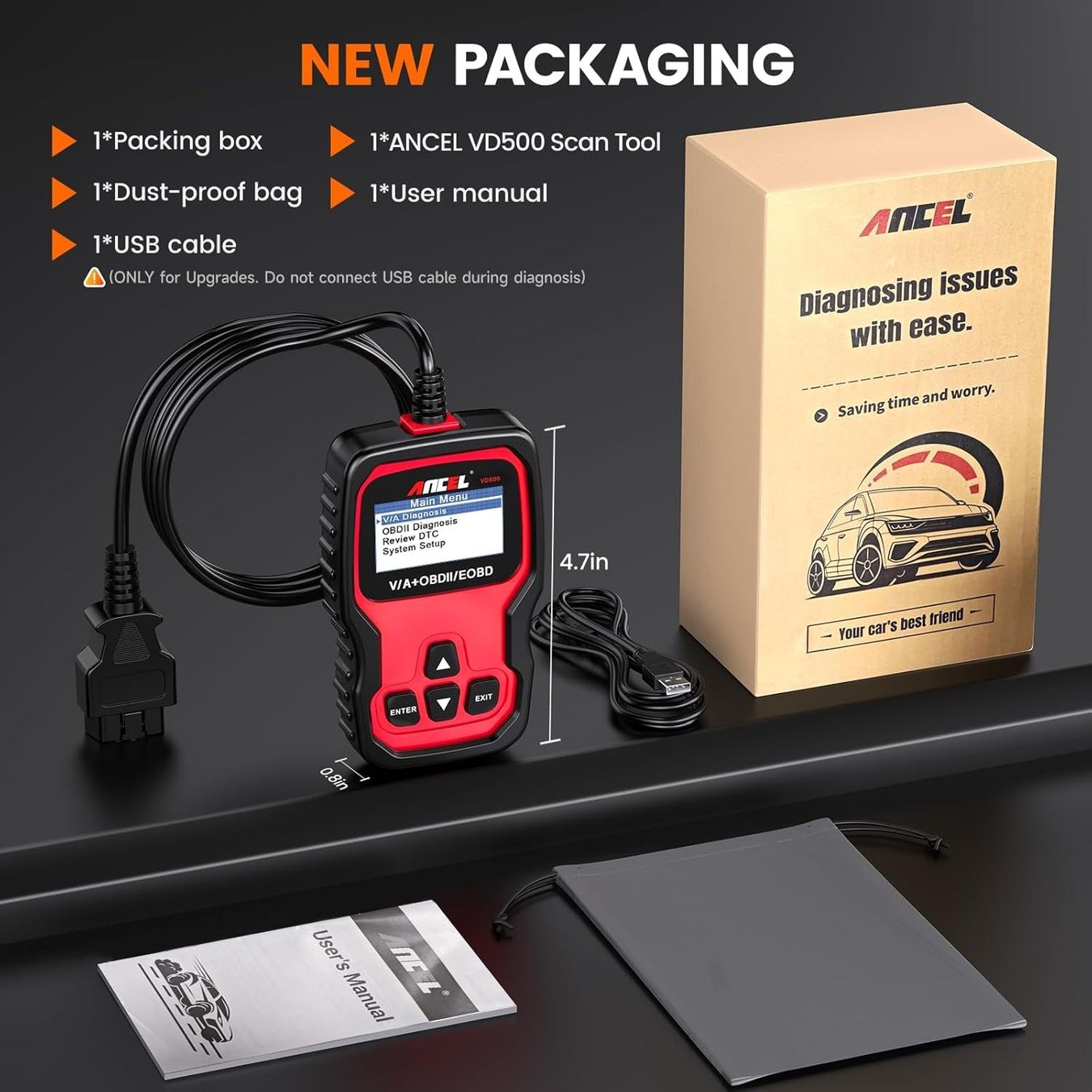 Misurare: PRO OBD2 Diagnosegerät - Fehlercodes Auslesen und Löschen – Nuovo e nell'imballaggio originale da Geneve venduto da Titi2008 9