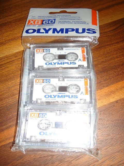 Musicassette: Olympus XB60 Microcassette, 3er Pack - Neu, OVP – Nuovo e nell'imballaggio originale da Ergisch venduto da Haemmerli59 1