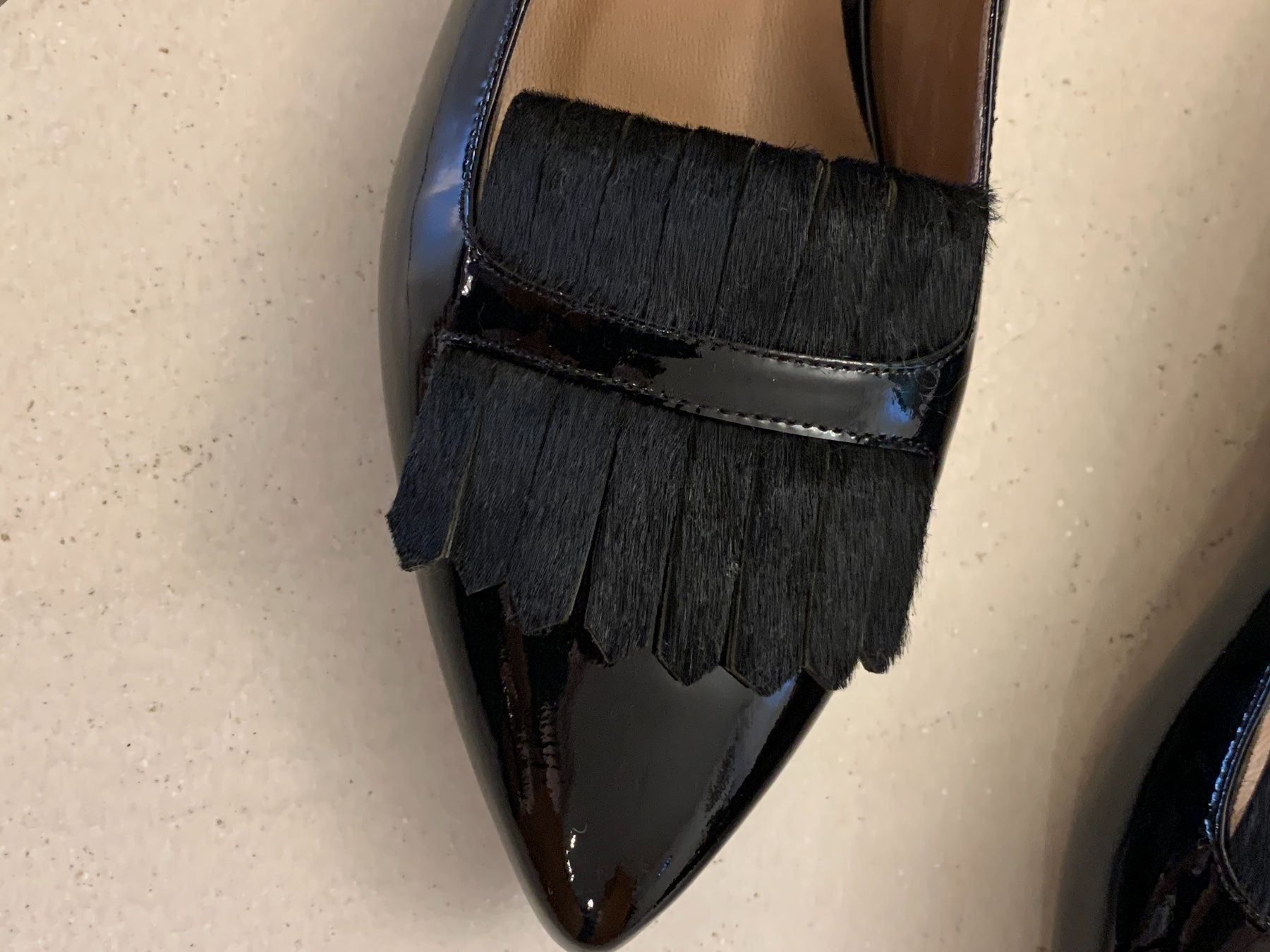 Escada Scarpe da donna: Escada Ballerinas Slipper mit Fell – Nuovo e nell'imballaggio originale da Unterägeri venduto da Jr61 2