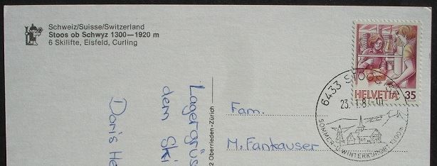 Cartes postales: STOOS Standseilbahn - Skilift Klingenstock – D'occasion à Jona par philajona 1