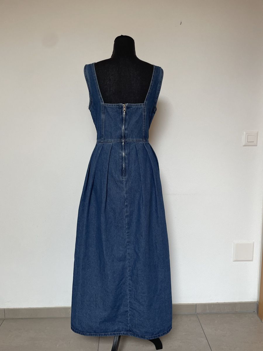 Kleider: Boho Maxi Jeanskleid – Neu (gemäss Beschreibung) aus Sigriswil von  1