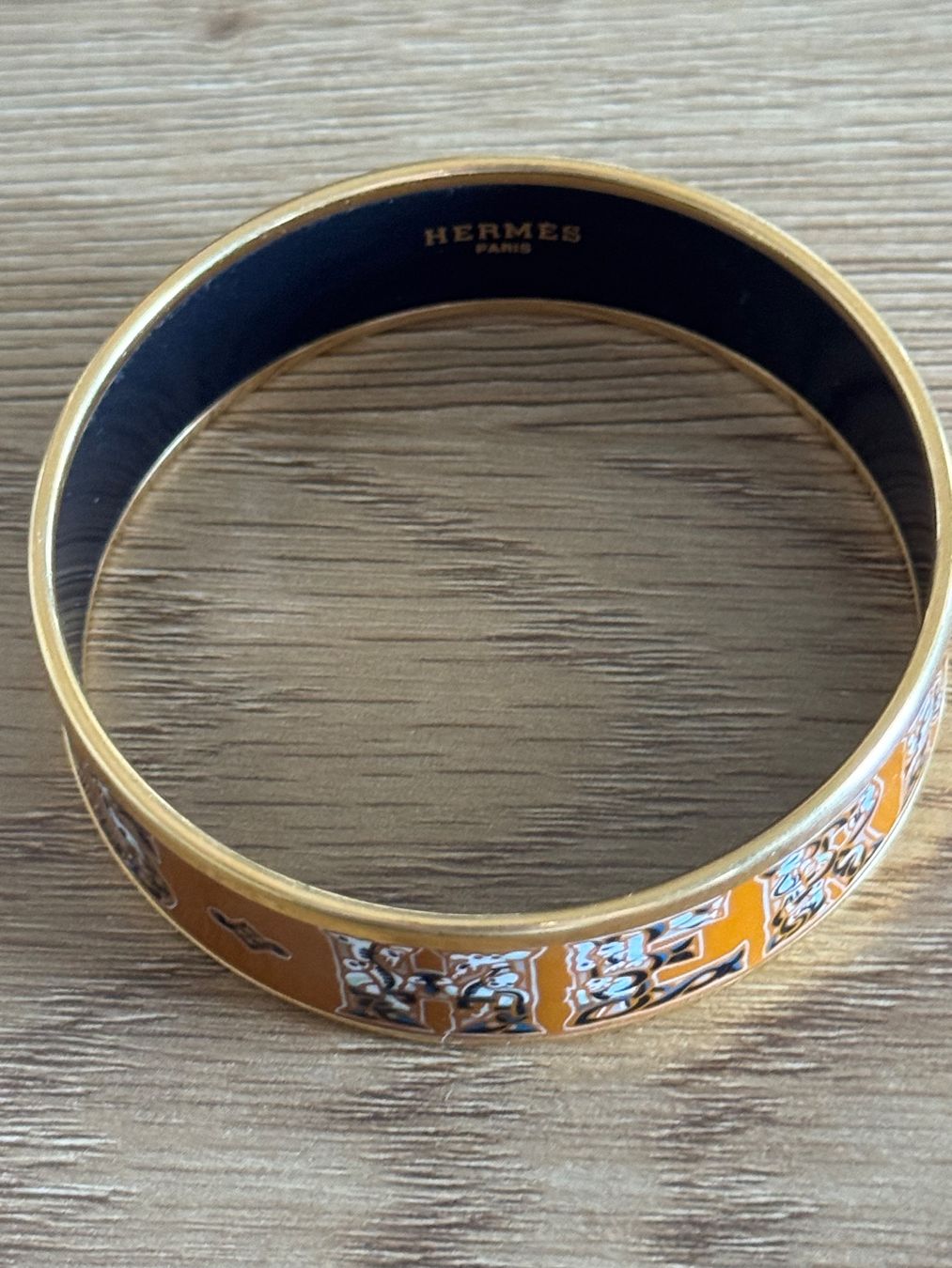 Hermès Bracelets: Hermes - Jonc - Marron / Doré – D'occasion à Neuchatel par TGPsa 2