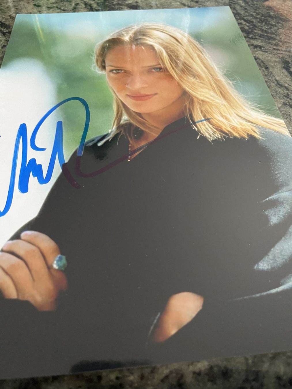 Autografi: Uma THURMAN / TOP AUTOGRAMM – Usato da Egg b. Zürich venduto da Dbunny
