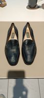 Bally Lederschuhe, dunkelblau, Gr. 38,5