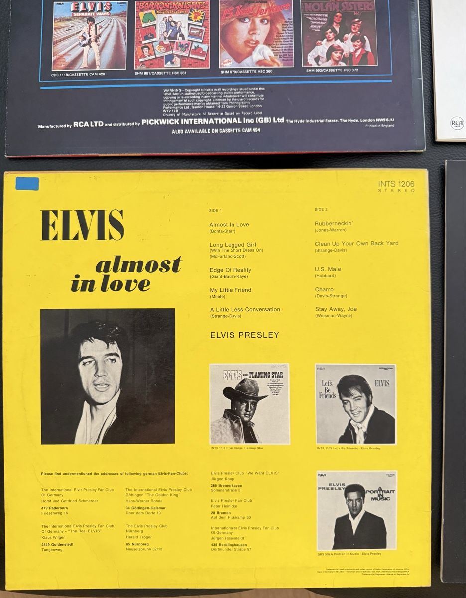 Vinyles: 4 Elvis Presley - Schallplatten Vinyl Sammlung – D'occasion à Goldach par Donpancho 6