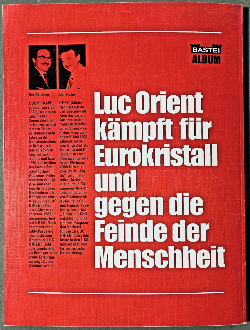 Fumetti: Comic - Luc Orient - Im Tal der verbotenen Steine – Usato da Niederuzwil venduto da lubimaja 4