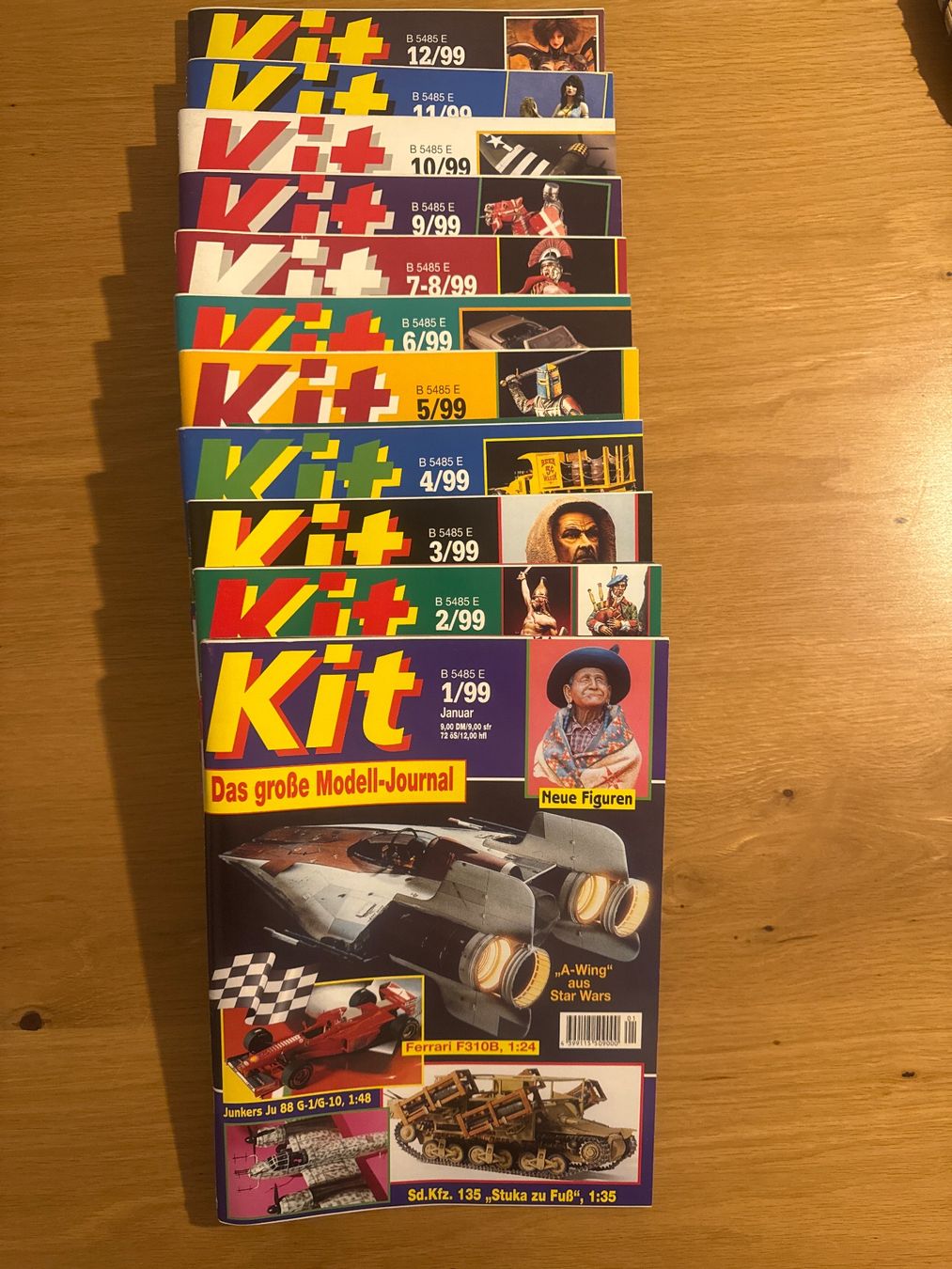 Zeitschriften & Magazine: Kit Modell Magazin 11 Hefte 1999 – Gebraucht aus Rudolfingen von CardsAndMore