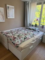 IKEA BRIMNES Tagesbett 80/16x200 cm inkl.2x Abygda Matratzen