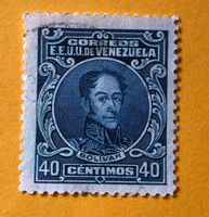 BRIEFMARKEN AUS  Venezuela Simon Bolivar GESTEMPELT 
