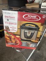 Power Pressure Cooker XL, 5.93 Liter Dampfkochtopf, Schongar