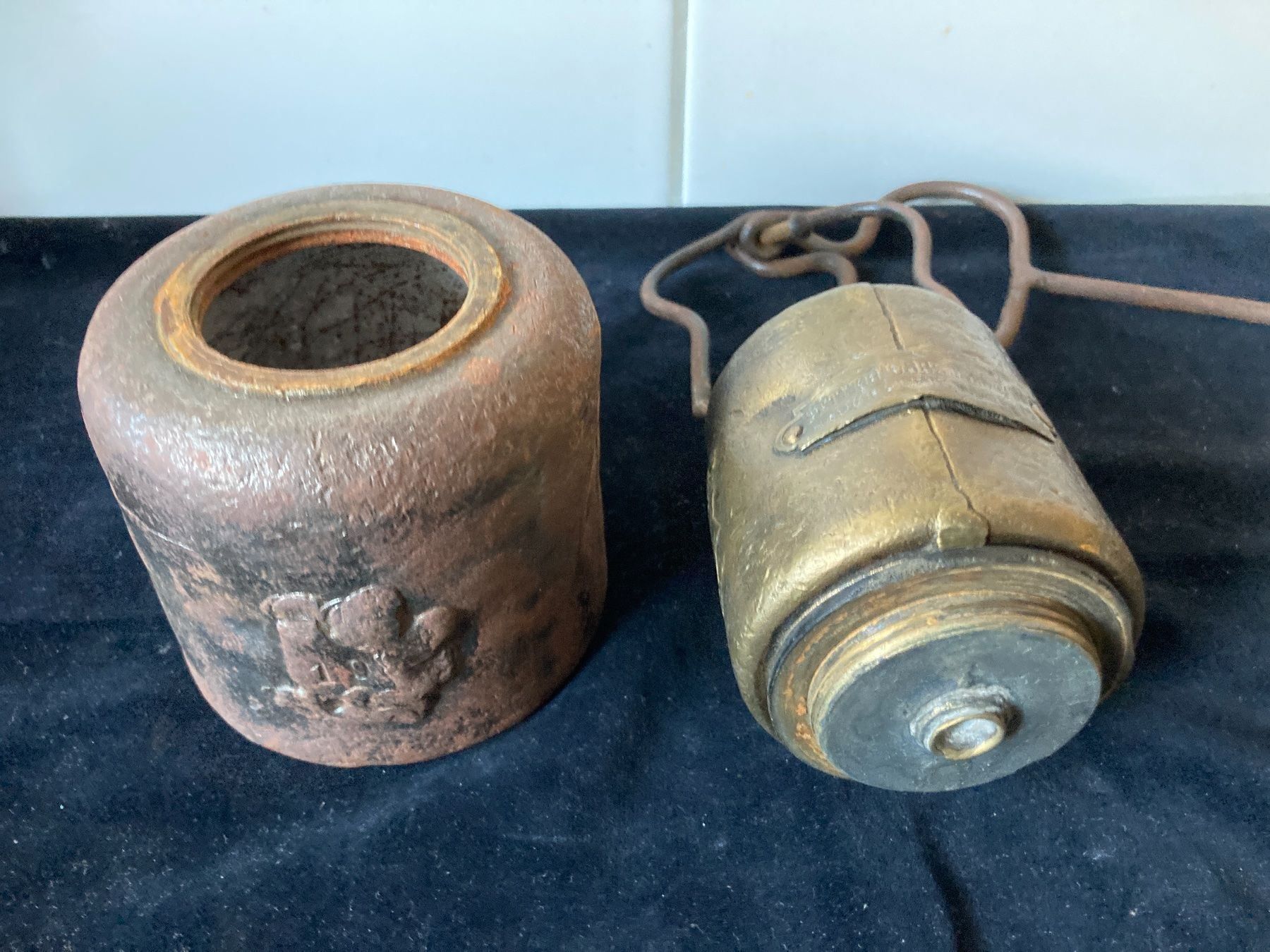 Lampen: Alte Karbit - Lampe – Gebraucht aus Zürich von Chaeffeler 4