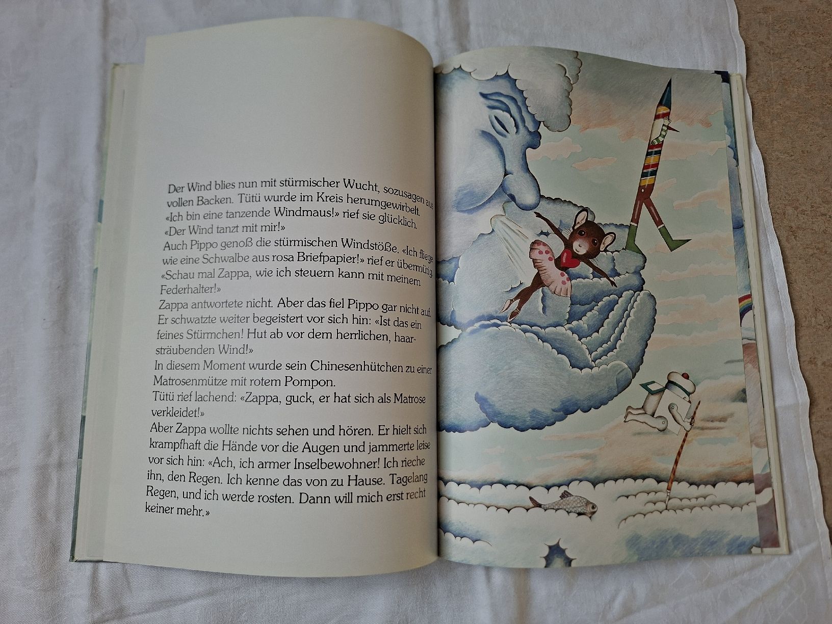 Libri: Die Wolkenfahrt - Süsses Kinderbuch vom Mario Grasso, 1985 – Usato da Klingnau venduto da vollmond36 4