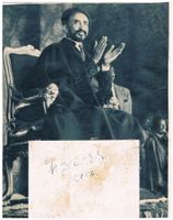 Kaiser Haile Selassie 1892-1975 Staatsbesuch 1954 Autograph