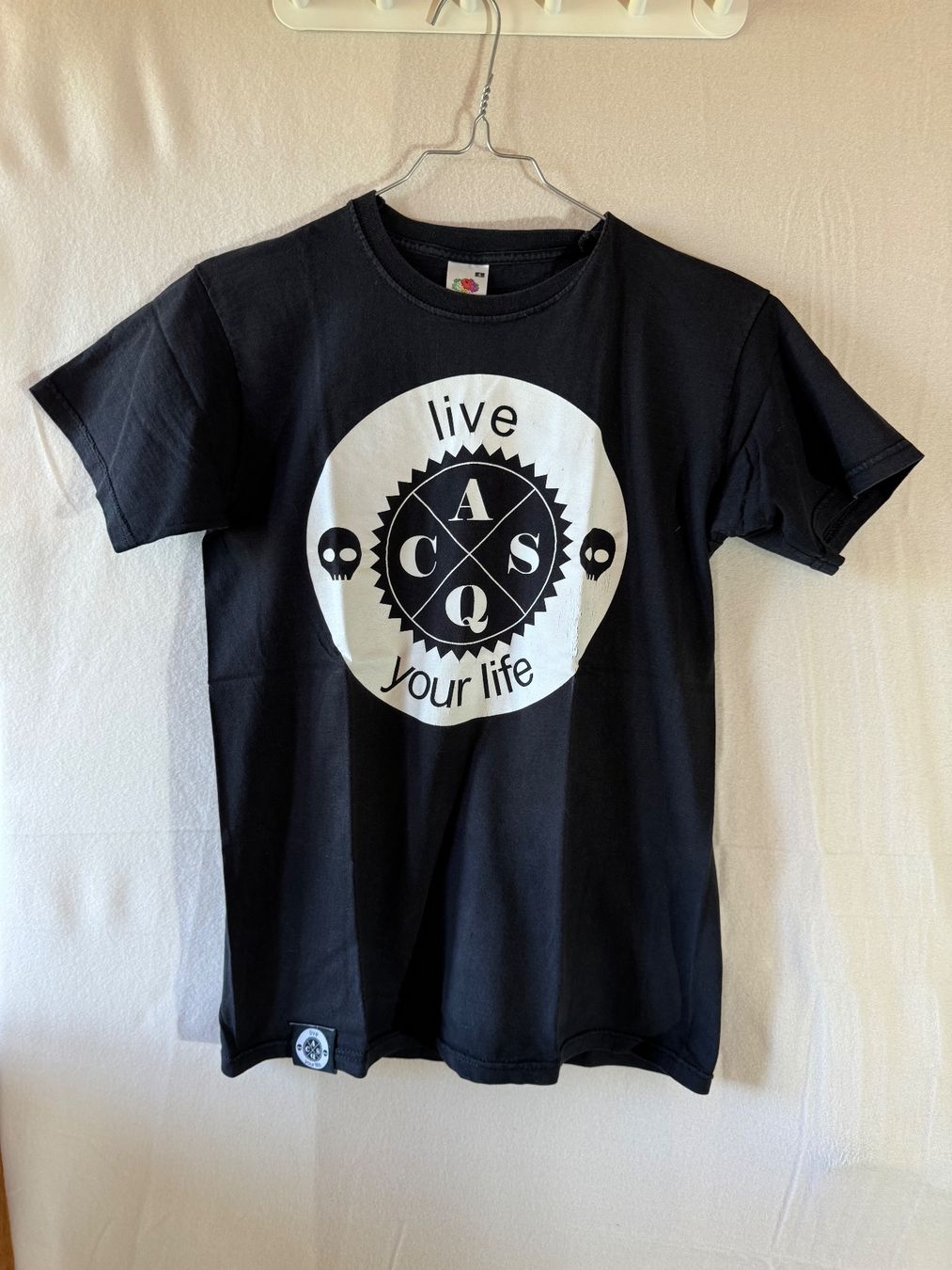 T-shirt: schwarzes T-Shirt Gr. S – Usato da Grosswangen venduto da SALE_SALE_SALE