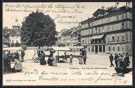 Fribourg, Le Convict Albertinum, Strasse