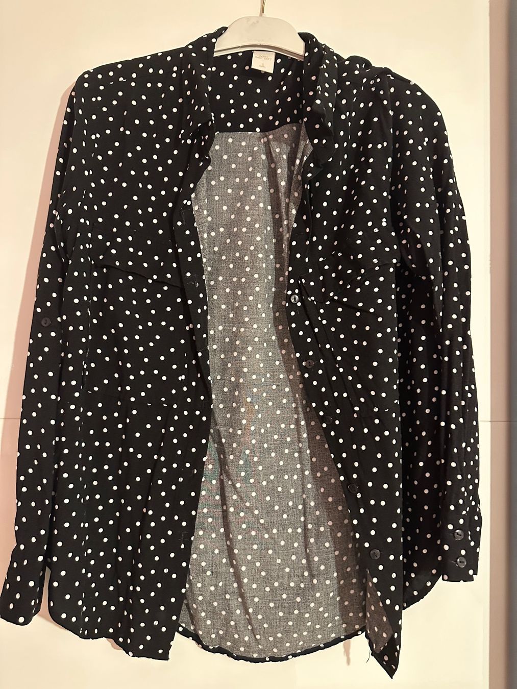 Zebra Camicette: Schwarze Pünktchen Bluse Grösse S – Usato da Triengen venduto da nes_l8cj