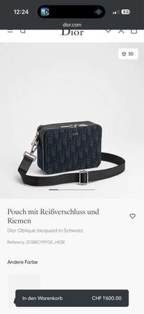 Dior Oblique Jacquard Tasche