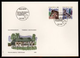1993, FDC, Tiere (Nr. 793, 794)