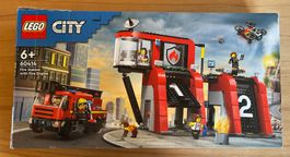 Lego 60414 La caserne et le camion de pompiers