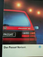 Prospekt VW Volkswagen Passat Variant 1990 mit GT
