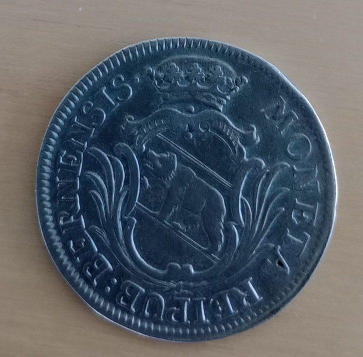 Tutti le monete: 20 Kreuzer 1755 Bern, gut erhalten – Usato da Rickenbach b. Wil venduto da King_Naresuan 1