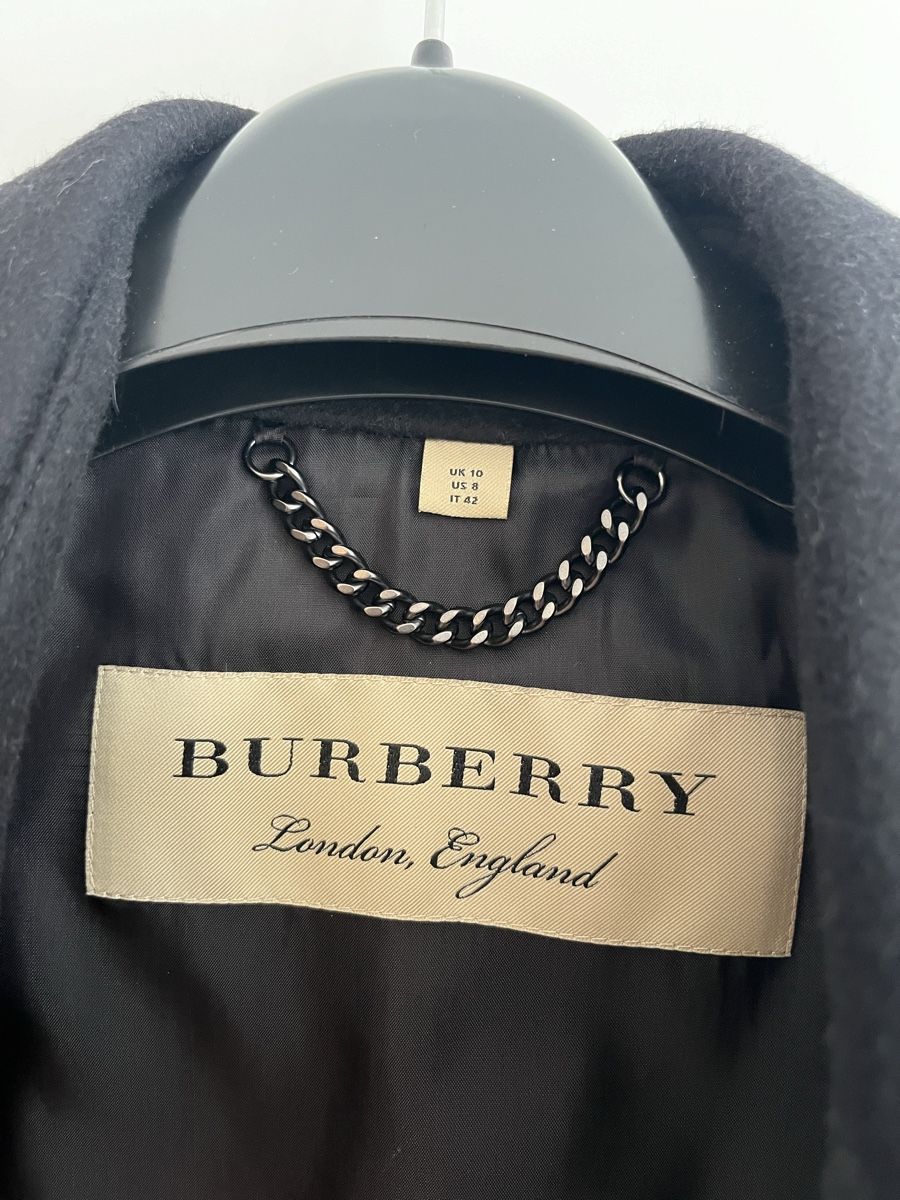 Burberry Cappotti: Burberry Wollmantel Gr. 38 Schwarz – Nuovo (secondo la descrizione) da Bassersdorf venduto da habibi06 1