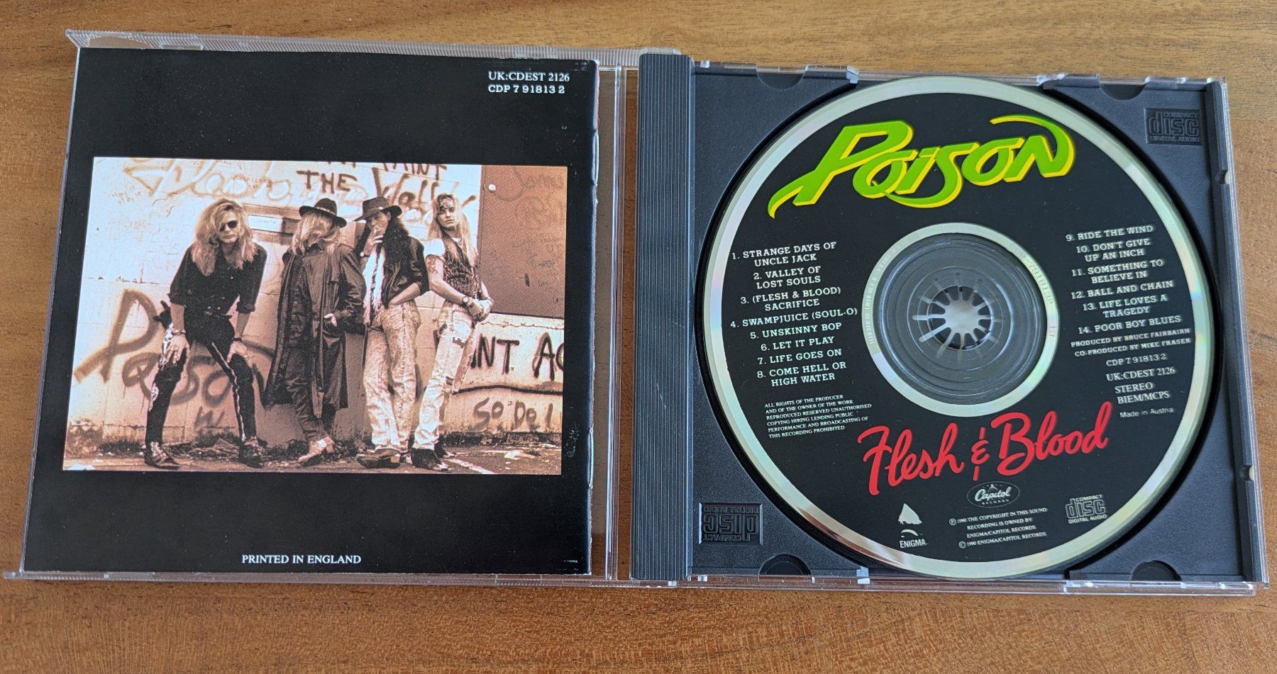 CD: Poison - Flesh & Blood CD – Usato da Basel venduto da Beretta2 1