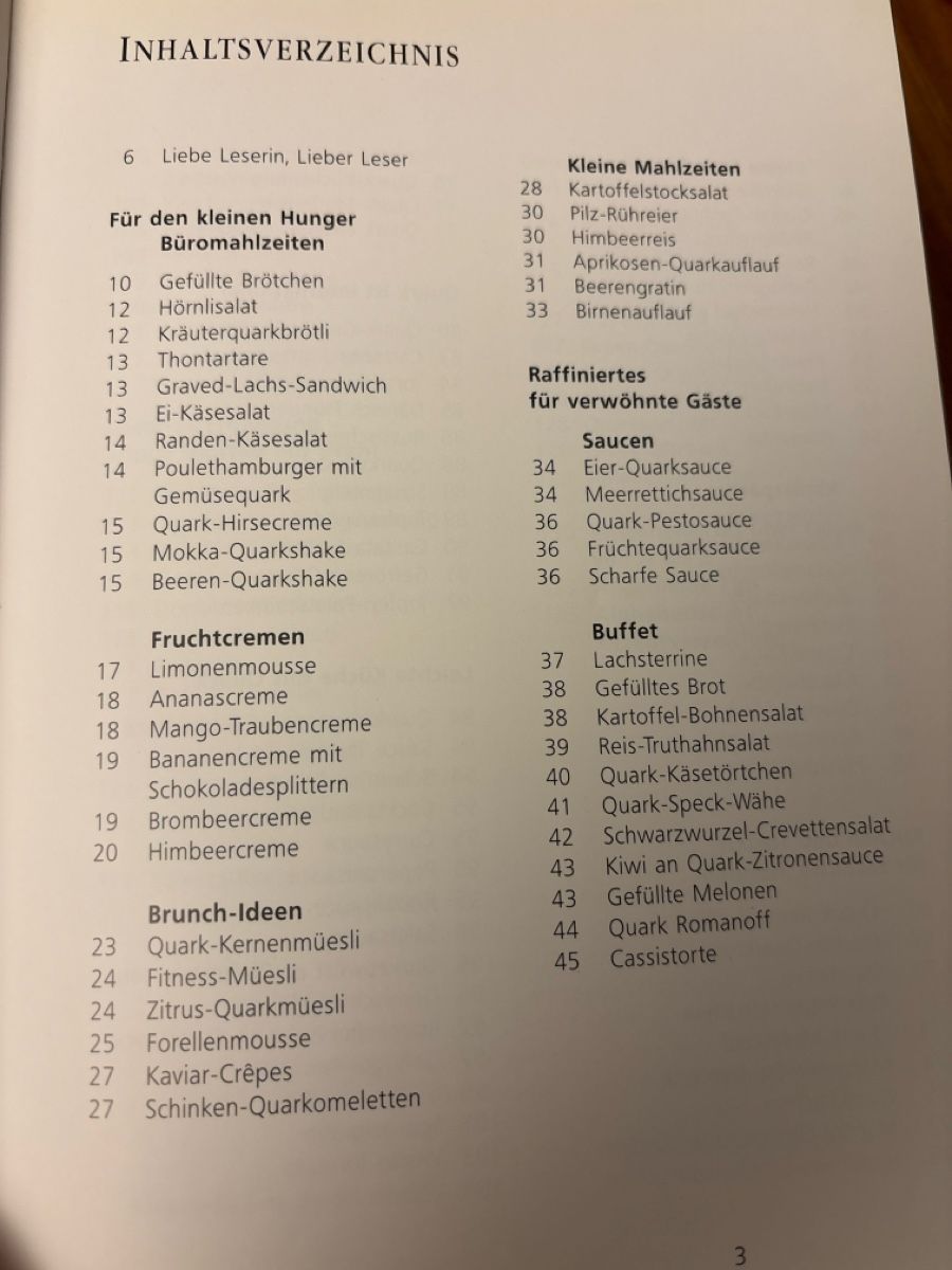 Libri: Das Quarkbuch vom ZVSM – Nuovo (secondo la descrizione) da Wettingen venduto da gis_hr5k 1
