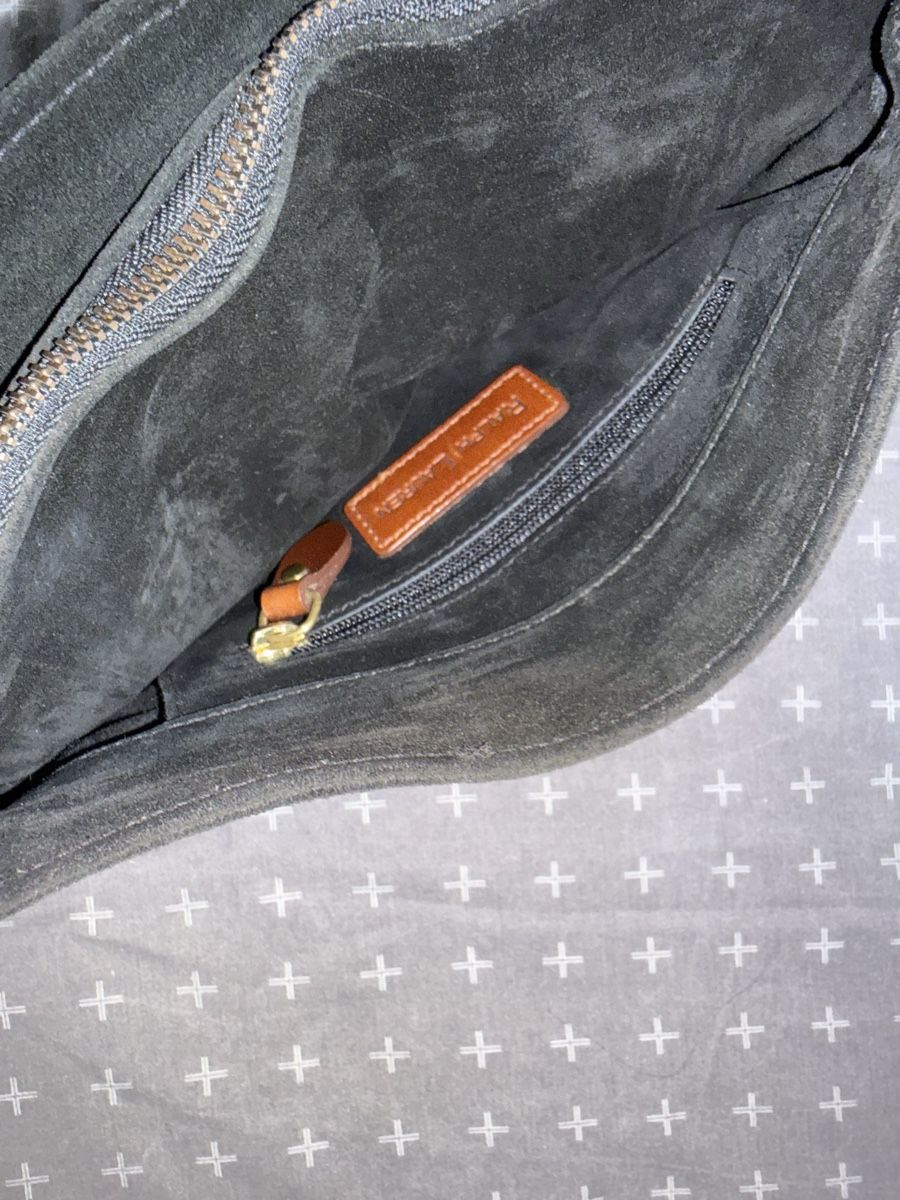 Ralph Lauren Borse: SCHWARZE WILDLEDER-UMHAENGETASCHE – Usato da St. Moritz venduto da ari_9fcv 6